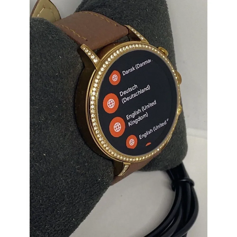 Fossil Gen 4 Authentic Digital Dial Smart Watch Custom Band FTW6015 AB531